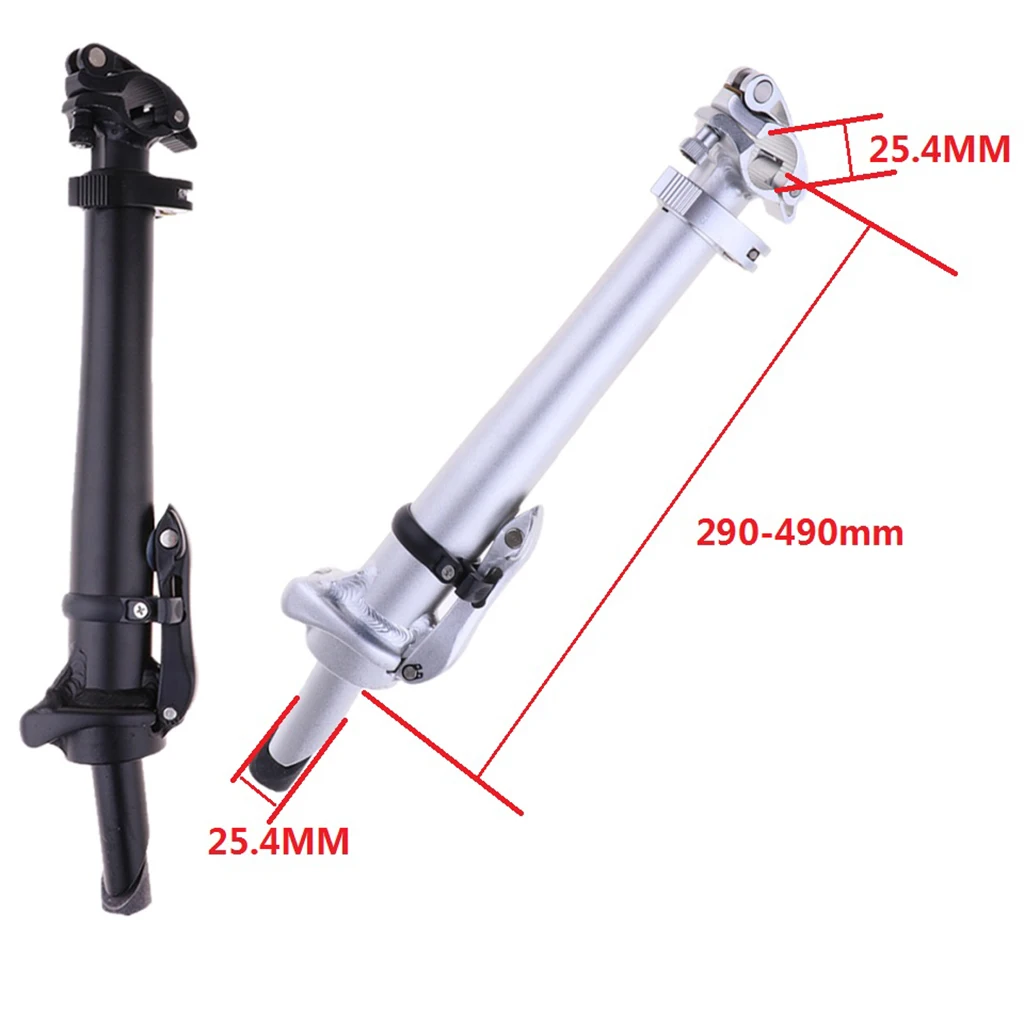 Verstellbarer faltbarer Fahrrad lenker Vorbau Fahrrads chaft Riser Fahrrad komponenten Teile für Mountainbike Teile 290mm-490mm