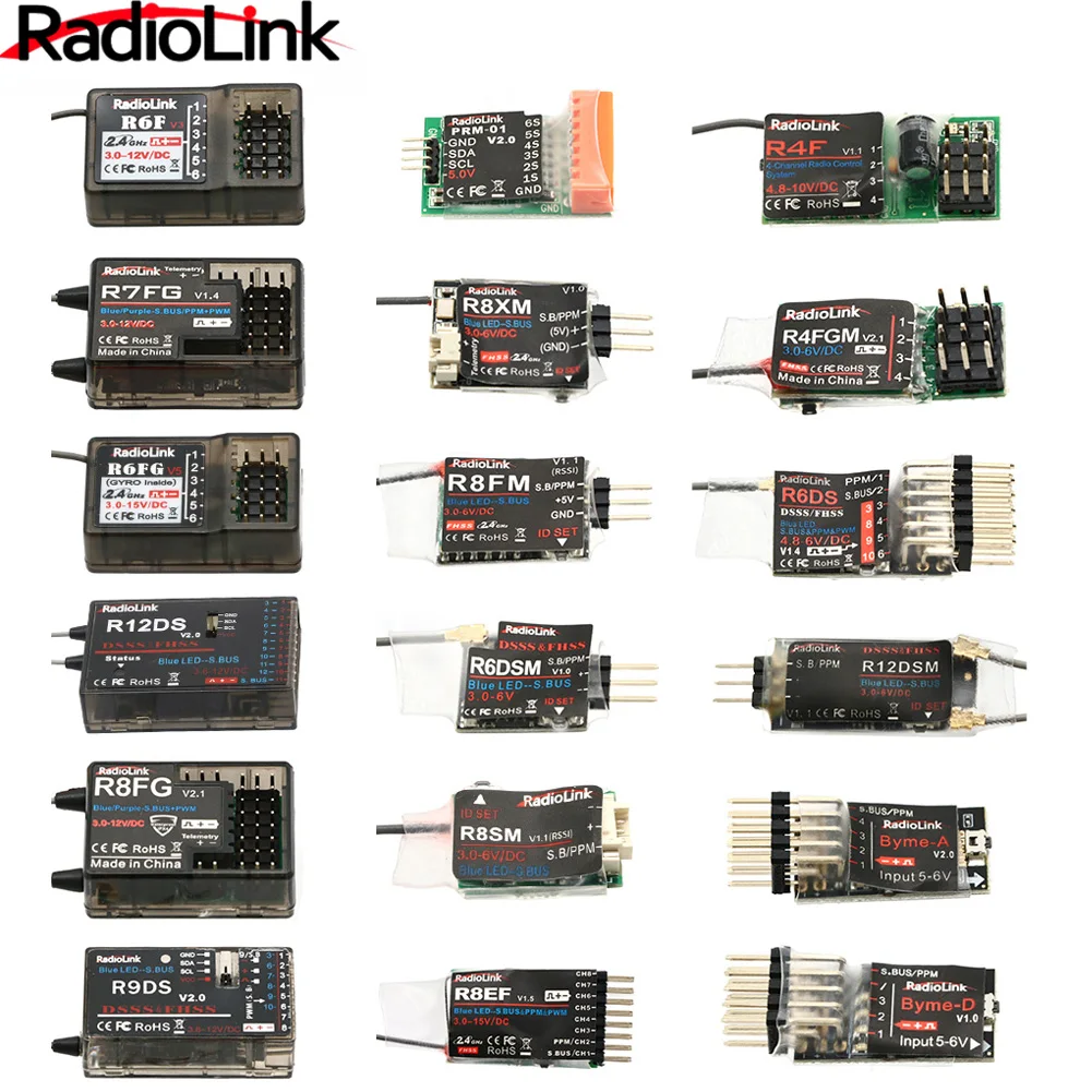 Radiolink R12dsm R12ds R9ds R8sm R8ef R8fm R8f R7fg R6dsm R6ds R6fg R6fg R6f R4fg R4f Rc Ontvanger