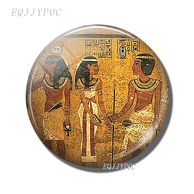 Vintage Cleopatra Kühlschrank magnete Spezielles Altes Ägypten 30mm 50mm Glas Cabochon Magnetische
