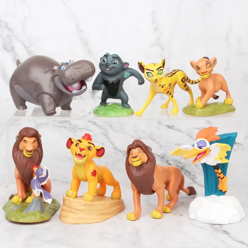 6-12 Stück Der König der Löwen Simba Nala Timon Modellfigur PVC Actionfiguren Klassisches Spielzeug Beste Weihnachtsgeschenke Pu