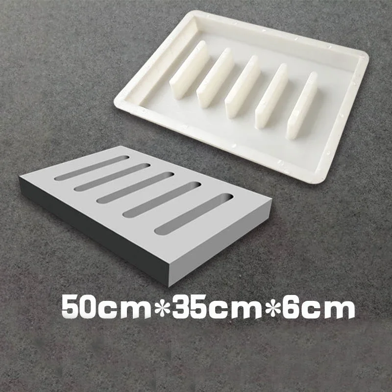 Entwässerung graben Abdeckung Gitter 3D Kunststoff Pflaster Formen für Beton Stein Schiefer Fliesen