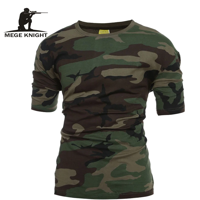 Taktisches Tarn-T-Shirt für Herren, atmungsaktiv, schnell trocknend, US-Kampf-T-Shirt,