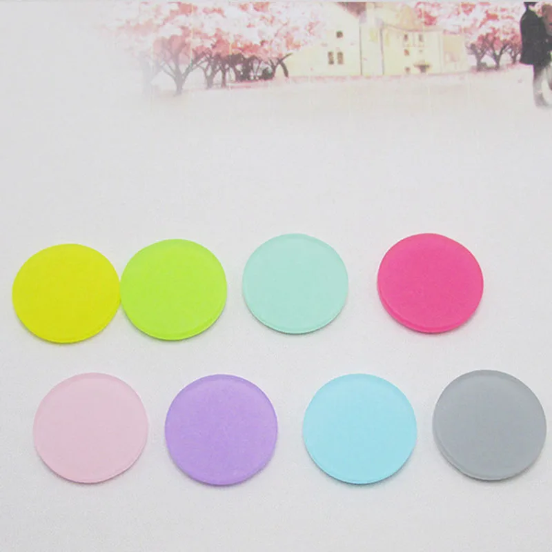 30 stücke Süße runde Acryl Flatback Cabochon DIY Scrapbooking Dekorative Handwerk, Der 20mm