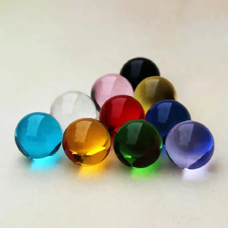 30mm Bunte kristall ball foto ornament magie glas kugel für geschenk souvenir dekoration