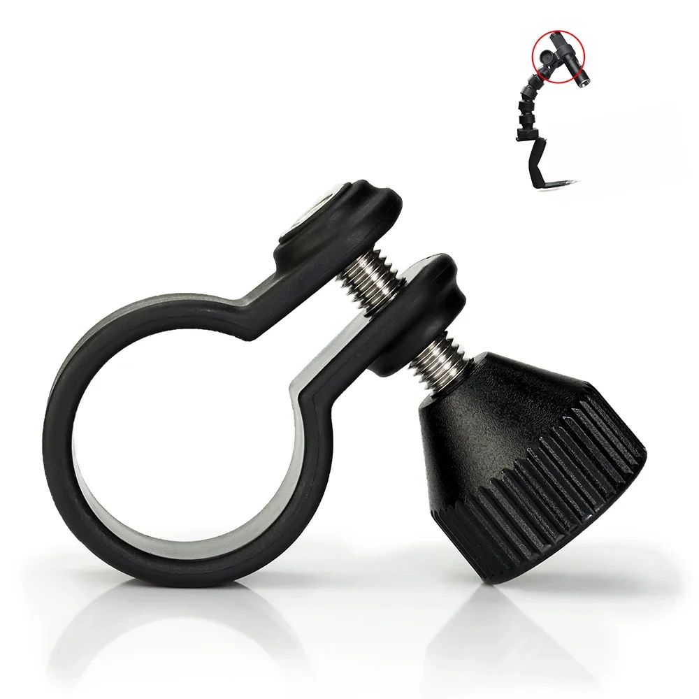 20 zu 38mm Lampe Einstellbare Halterung Clamp Wasserdicht Tauchen Taschenlampe Licht scuba video