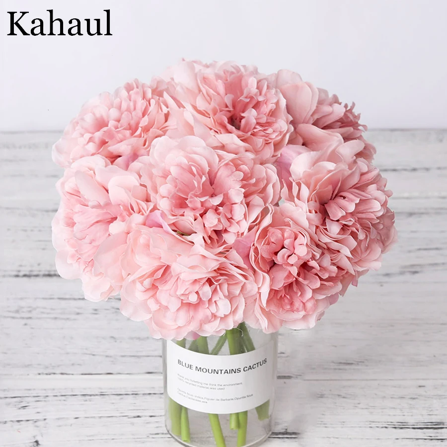 Pfingstrose künstliche künstliche seide blumen für home dekoration hochzeit bouquet für braut hohe