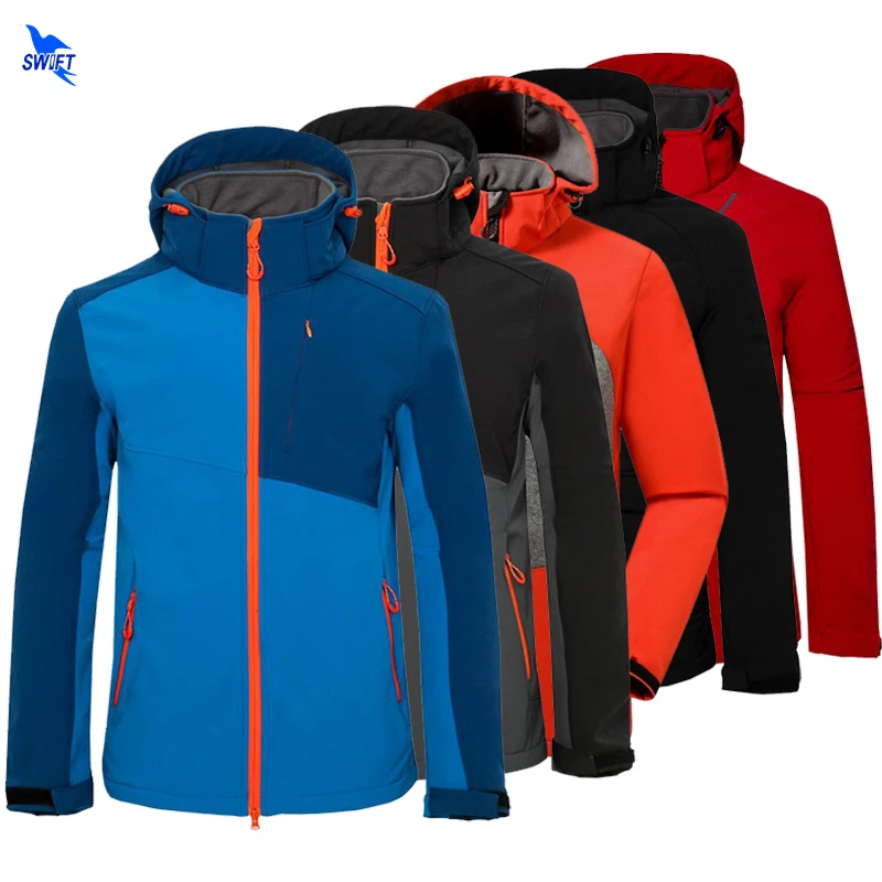 Herren Winter 3L Thermische Fleece Wandern Jacken 2019 Neue Wasserdichte Im Freien Mit Kapuze Mäntel