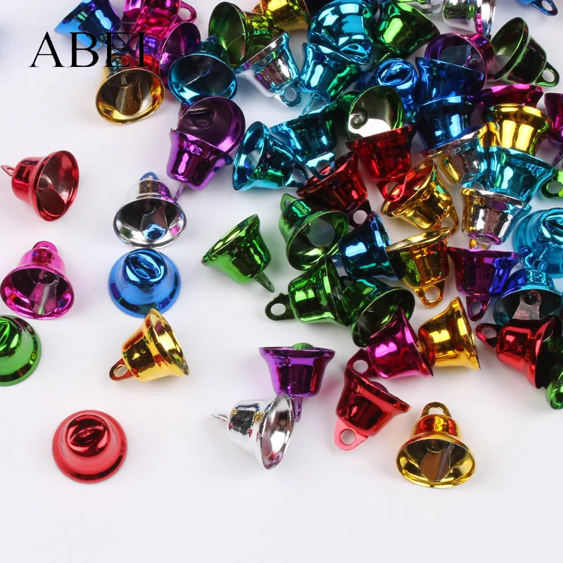 50 stücke 11mm 20mm 25mm Multicolor Haustiere Glocken Spielzeug Gingle Glocke Für Hochzeit party