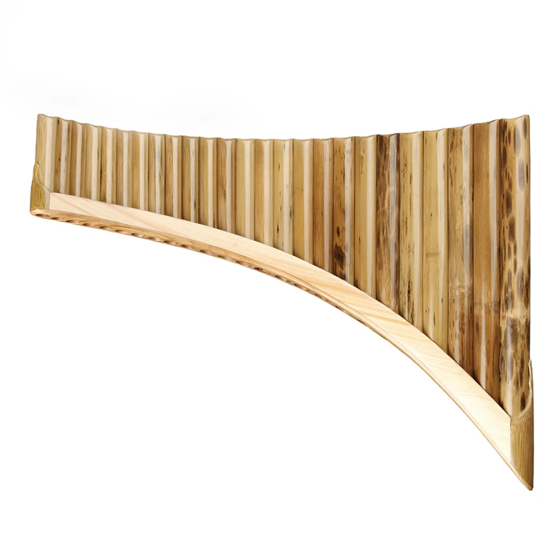 25 rohre Pan flöte Gehobenen Rumänisch Folk Instrument Wasser Bambus Pan Flöte Panflöte G Key