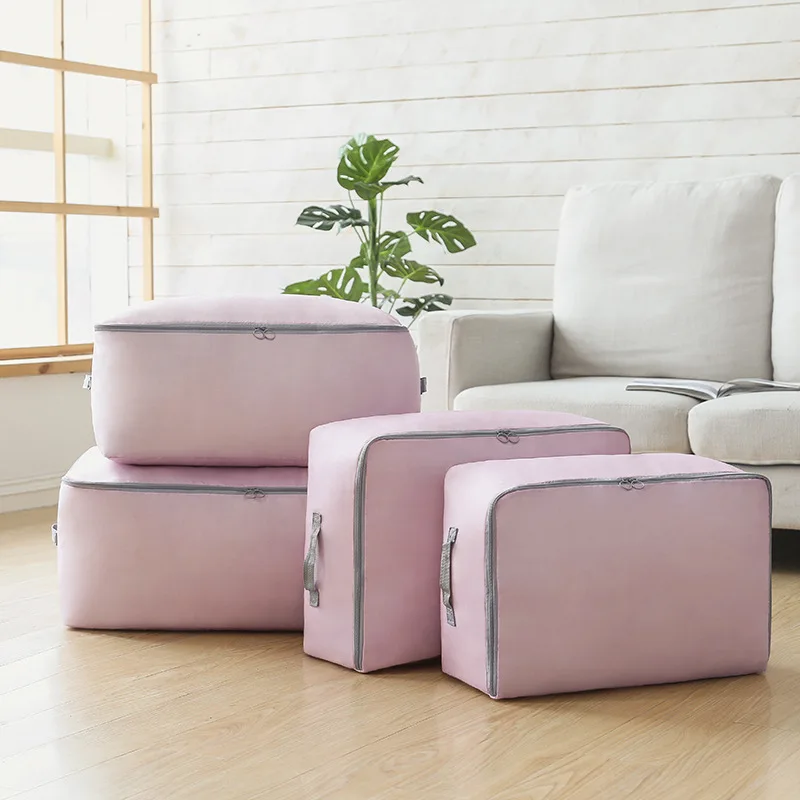 Schrank-Organizer, 130 g, einfache reine Farbe, Unordnung, Aufbewahrungstasche, Reißverschluss, Plastiktüte, Gepäck-Organizer, O