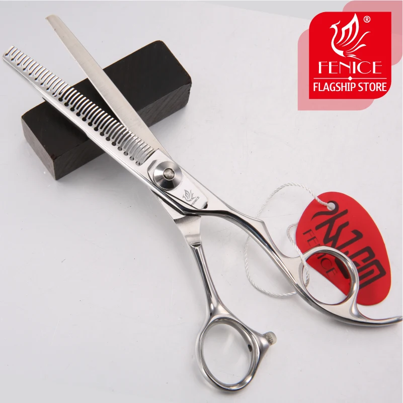 Fenice 6-Zoll-Hundepflegeschere, Haustier-Hundeschere, professionelle Effilierschere, Makas Tjeras,