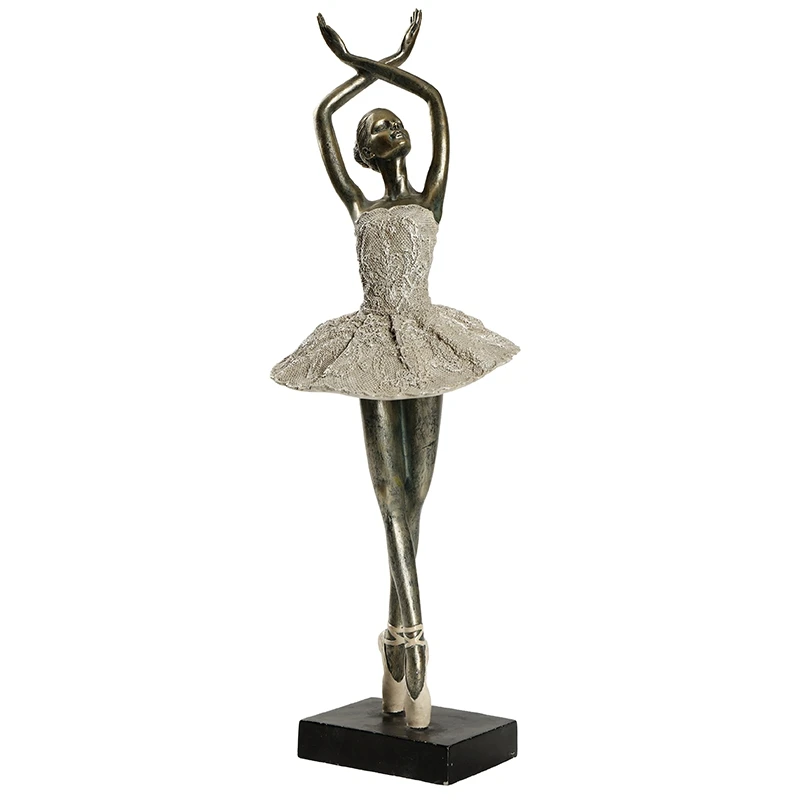 Moderne abstrakte Ballerina Mädchen Skulptur Schönheit Ballett Tänzerin Figur Ornamente Büro Home