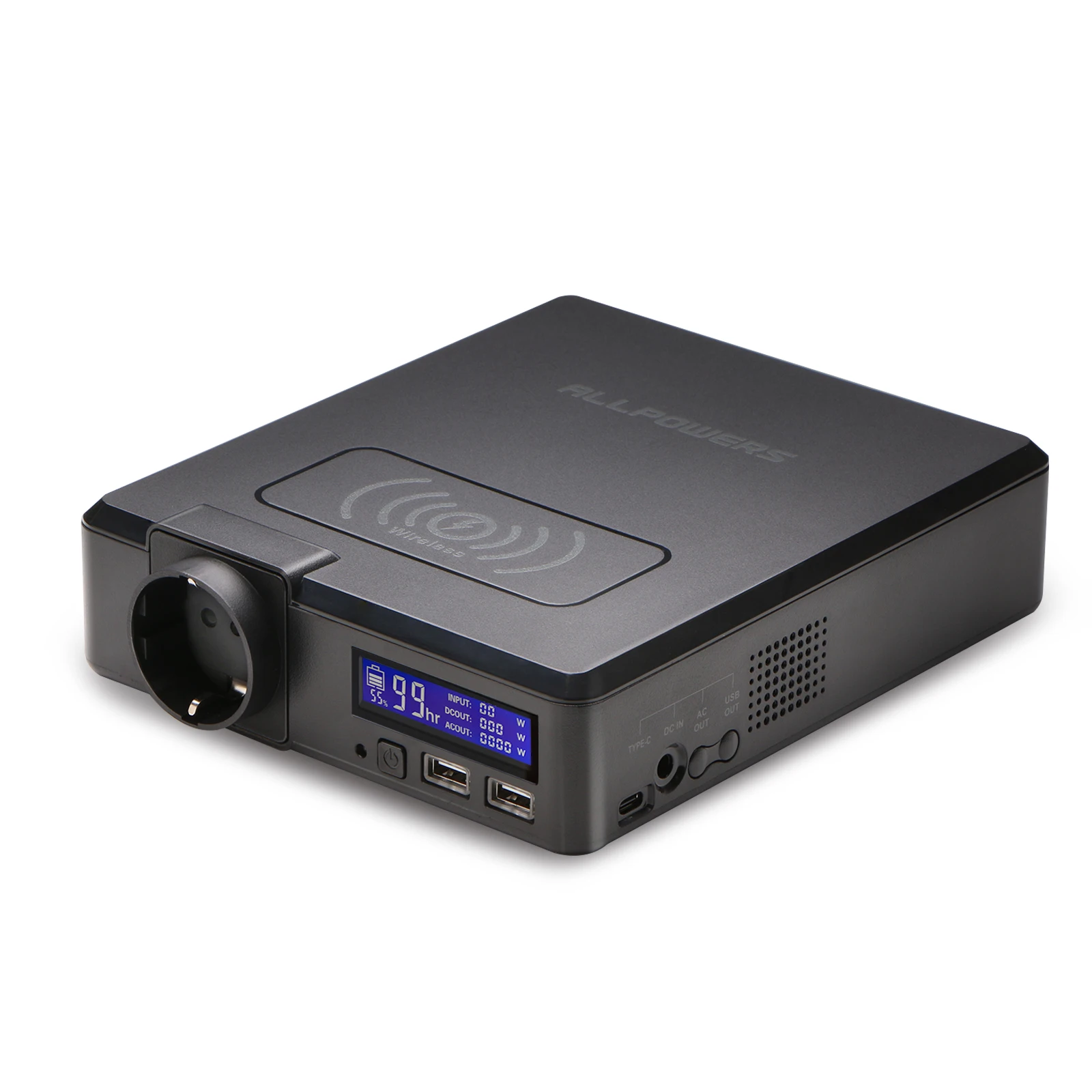 ALLPOWERS Solar Power 154Wh 41600mAh Externe Batterie Ladegerät, Kraftwerk-duo 200W Tragbaren Generator Notfall Backup Power