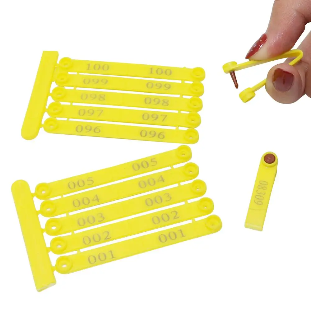 100 Pcs Huhn Flügel Identifizierung Tag Vogel Taube Ente Gans Flügel Kennung Bauernhof Tier Geflügel