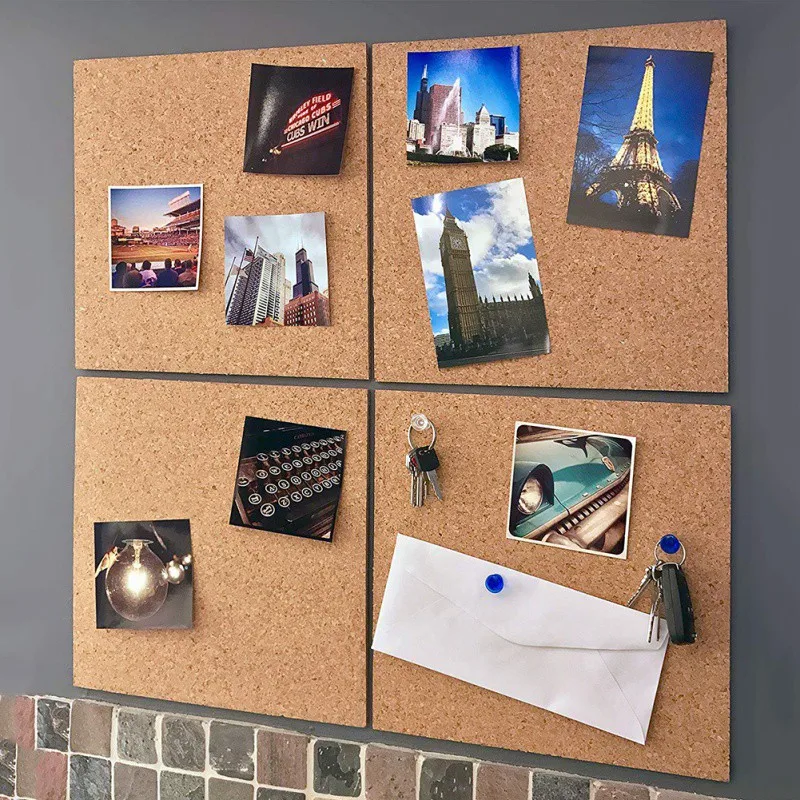 Sechseckigen platz kreis Holz Brief Hinweis Bord Nachricht Bord Hause Foto Wand Decor Office Home