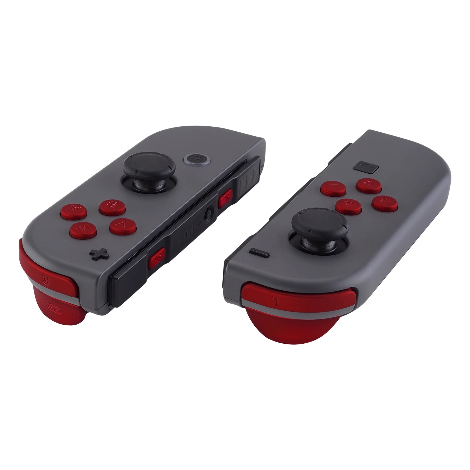 eXtremeRate Rote komplette Tasten mit Werkzeugen für NS Switch & OLED JoyCon Ersatz ABXY