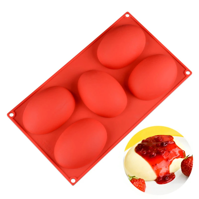 5 DIY Hohlräume Halbkugel Kreis Silikon Schokolade Cupcake Kuchenform Kuchen Backform Dekorative