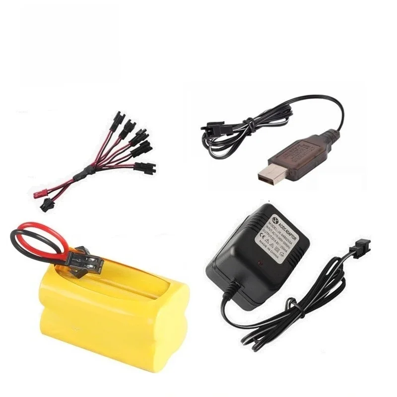 (T Stecker) 4,8 v Ni-cd Batterie und ladegerät Für Rc spielzeug Autos Tanks Roboter Boote Guns 4 *