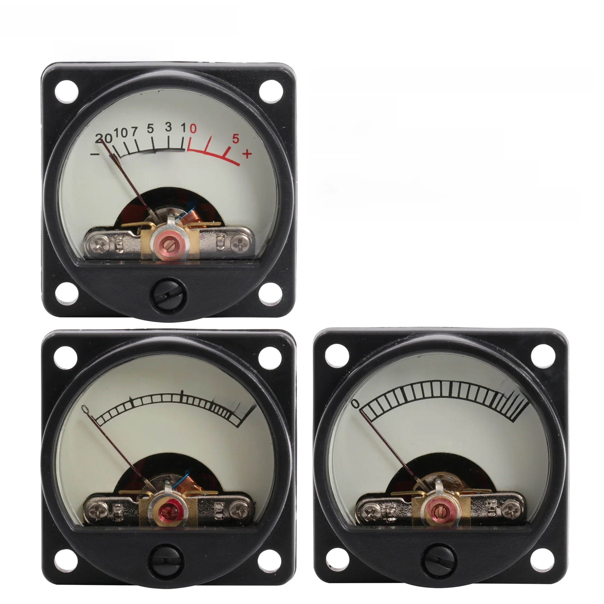 35mm DC100mA DC200mA 500UA VU Panel Meter Ampere Meter Mit 12V Warm Zurück Licht Für Vintage 300B