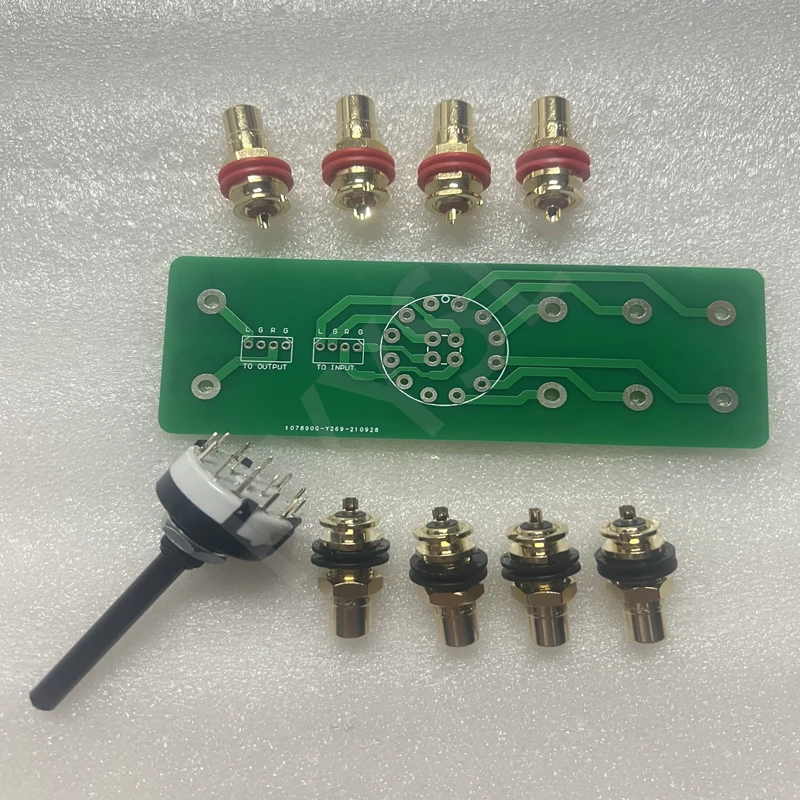 KYYSLB 3-Gang-Verstärkergehäuse Home Audio Input Selection Switch LORLIN-UK Reines Kupfer