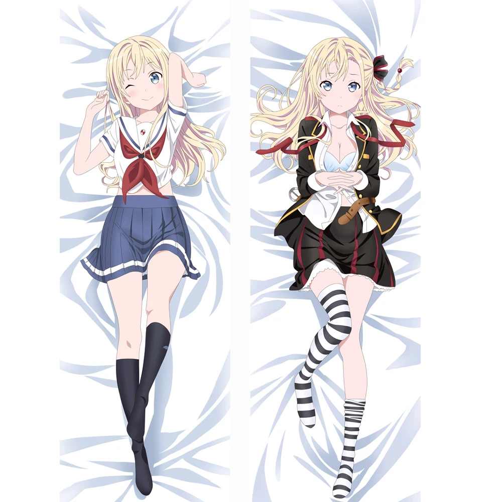 Mxdfafa Japanischen Anime Hohe Schule Flotte Dakimakura Fall Cattoon Kissen Abdeckungen Dekorative