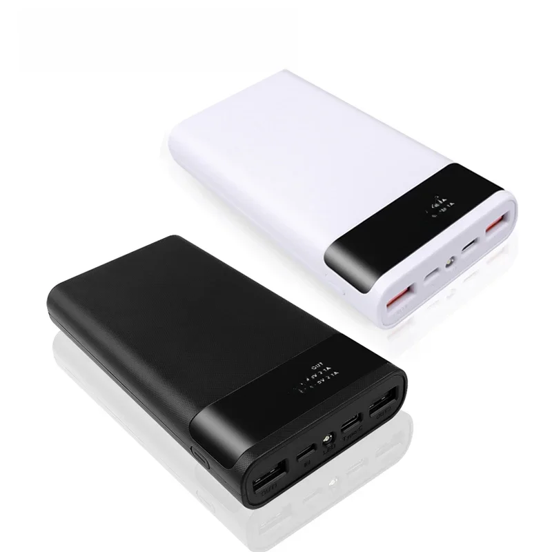Kebidu Tragbare 5V 6x18650 Power Bank Batterie Box Shell Fall DIY Typ-C Micro USB Schnelle lade