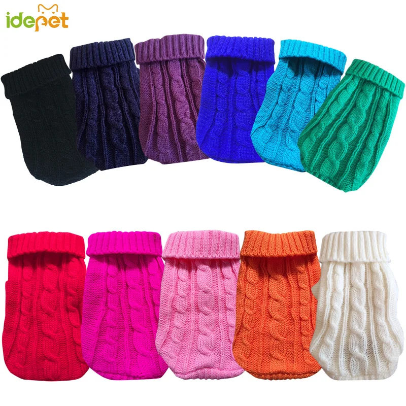 Haustier Hund Pullover Winter Haustier Kleidung für Kleine Hunde Warme Pullover Mantel Outfit für