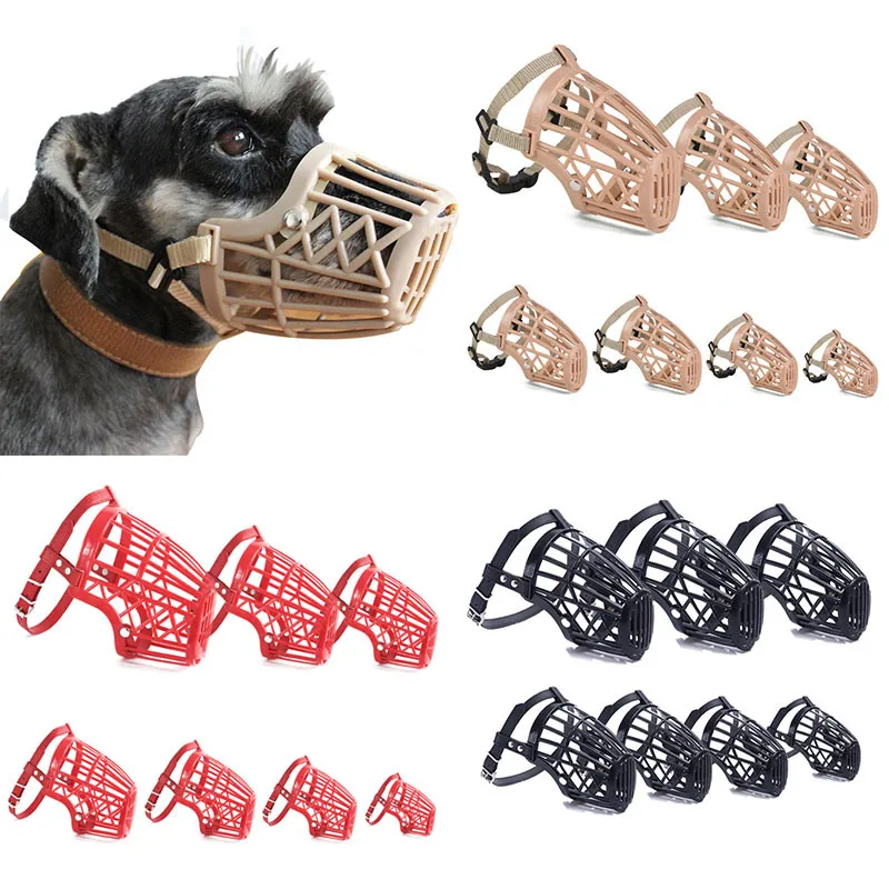 Neue Pet Maulkörbe 2 Arten stil Umweltschutz Gummi Hund Abdeckung für Welpen und Medium Hund kragen