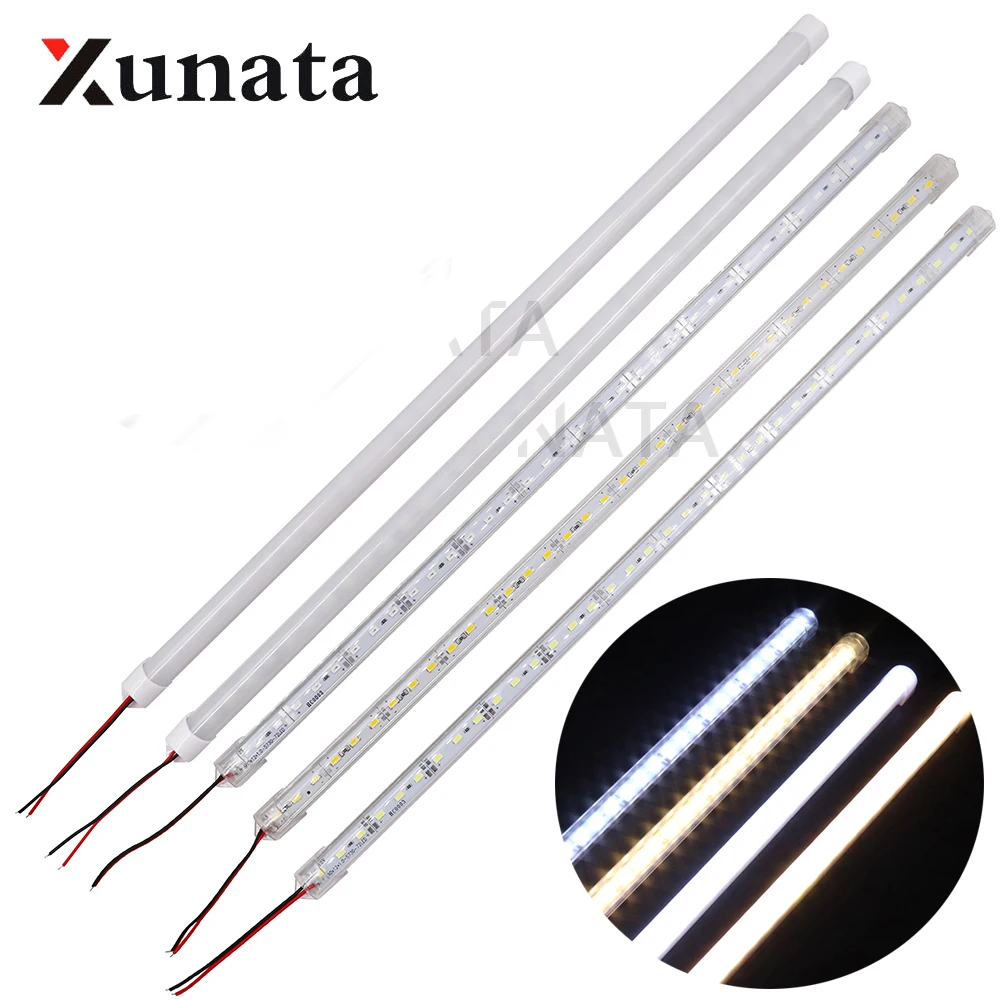 LED Bar Licht DC12V 72 Leds/pc 0,5 m/teil Wasserdichte Außen Kühle Weiße/Warme Weiße LED Harte