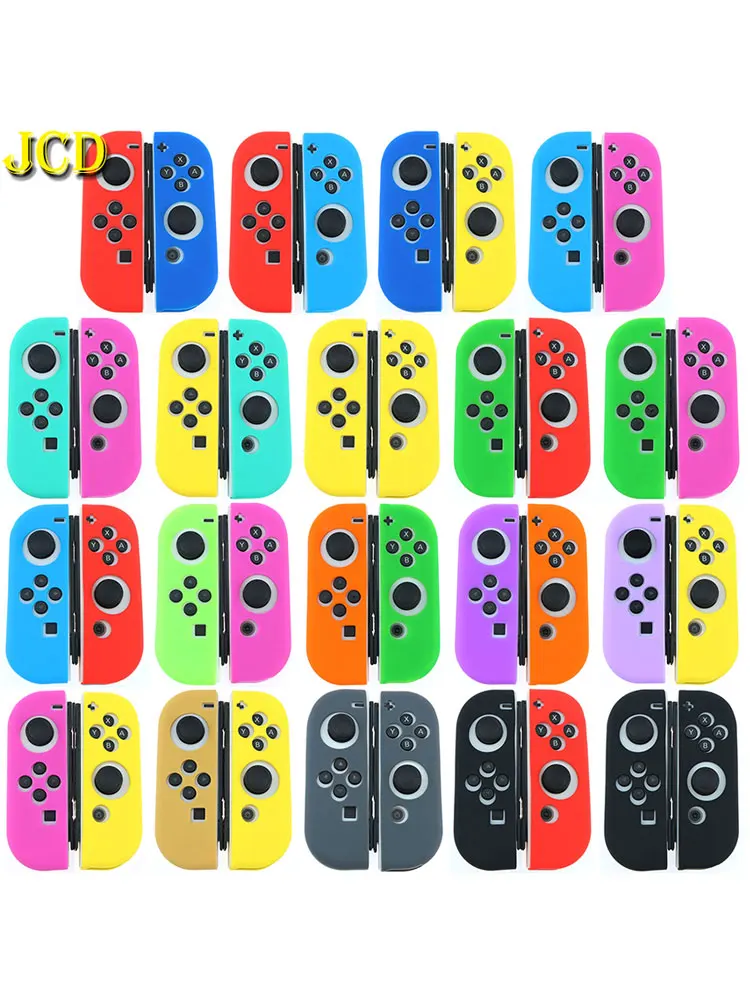 Jcd 1set Softcover-Schutzhülle aus Silikon für Schalter Joy-Con-Ersatz gehäuse für ns Joy Con