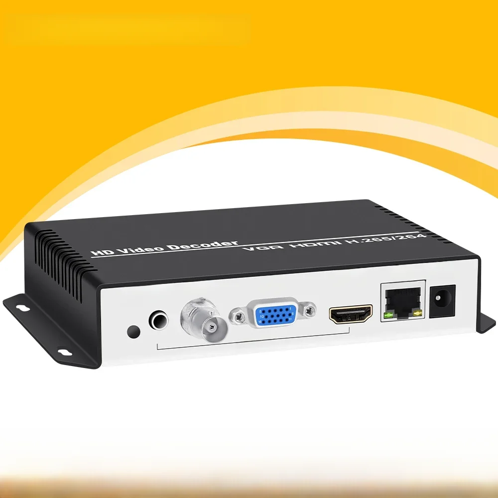 UHD 4K H.265 H.264 HDMI VGA CVBS Decoder HD SD Video IP Streaming Decoder SRT HTTPS RTSP RTMP UDP