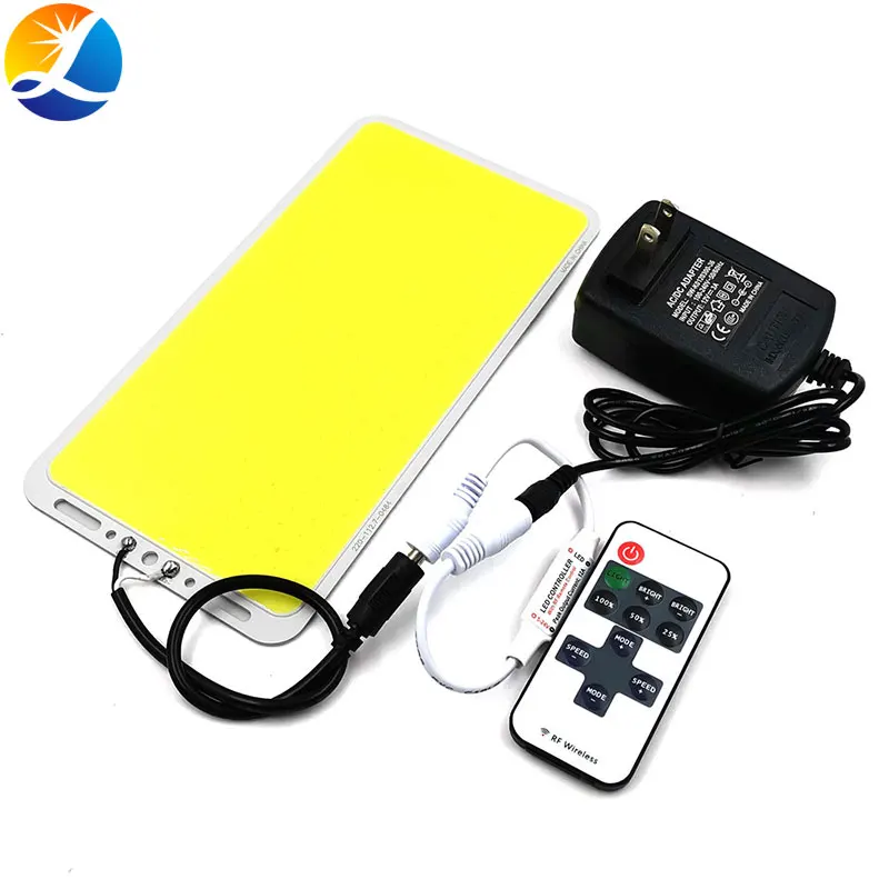 Dropshipping 220x113mm 100W LED Panel Licht COB Bord mit Dimmer DIY Beleuchtung 12V 110V 220V