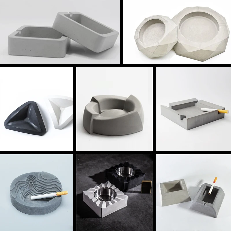 Beton aschenbecher silikon form kreative geschenke von einrichtungs dekorative zement form