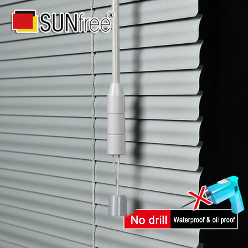 Angepasst 25mm Lamellen Aluminium Fenster Jalousien UV Proof Bohren oder Keine bohrer system