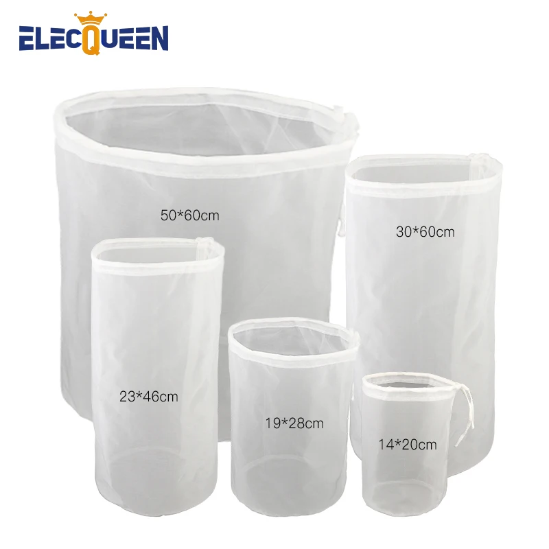 Brauen Filter Tasche 120 Mesh Zylinder Form Korn Brauen Tasche Nylon Belasten Brauen Tasche für Bier