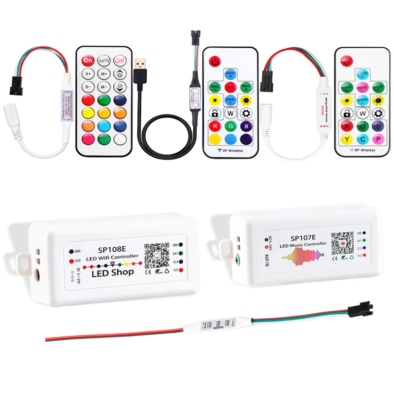 SP002 SP110 SP105E SP107E BT smart Musik controller SP108E WiFi wireless Controller 5V-24V Für