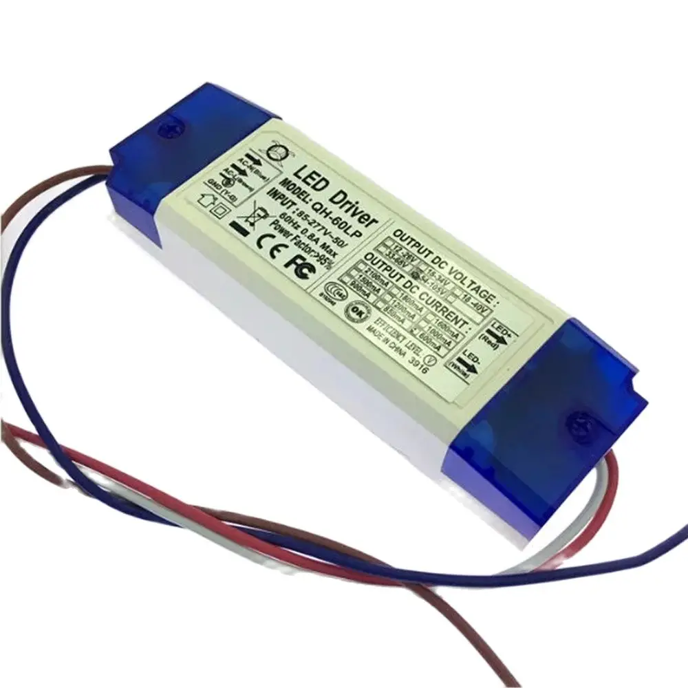 3-30x3w 600ma LED-Transformator Netzteil 10-18x3w Eingang 85-265V Ausgang 18-105V