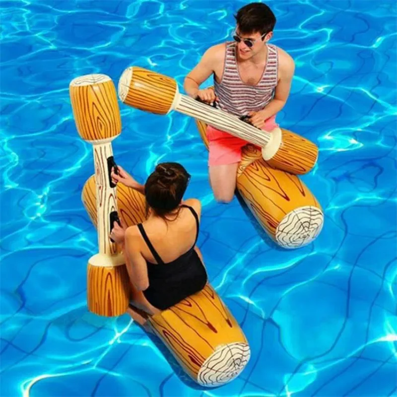 Sommer Im Freien Strand Pool Aufblasbare Schwimmen Ringe Frauen männer Doppel Beat Schwimmen Log