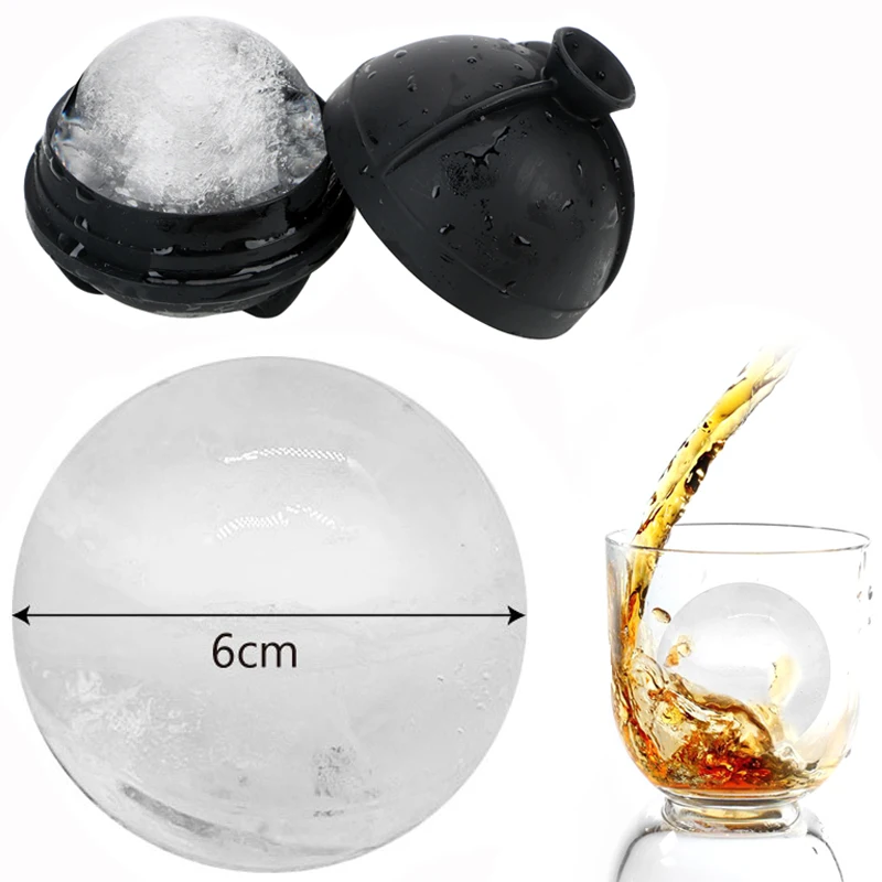 4cm/ 6 cm Ball Eis formen DIY Home Bar Party Cocktail verwenden Kugel runde Kugel Eiswürfel