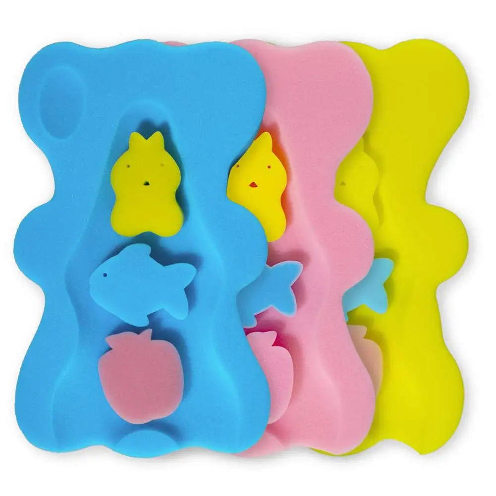 Neue Baby Dusche Tragbare Air Ultra-weiche Baby Bade Schwamm Matte Anti-slip Pad Infant Neugeborenen