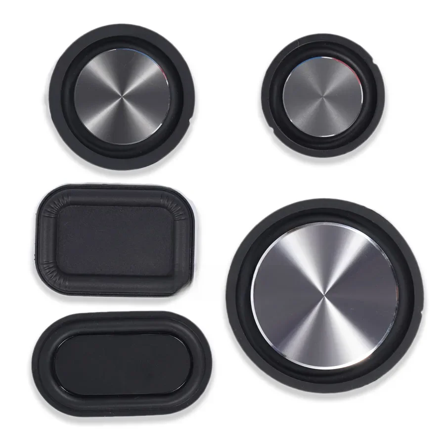2 stücke 48mm/56mm/78mm/65x4 5mm/70x40mm Bass lautsprecher Passive Kühler Hilfs Bass Woofer Gummi