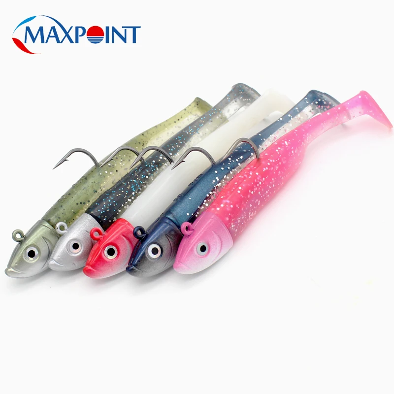 Hot-Sale Soft Lure Kit at 3+1 Jig Head and Soft Body 9cm shad Blister Package 30g Set Bait Saltwater