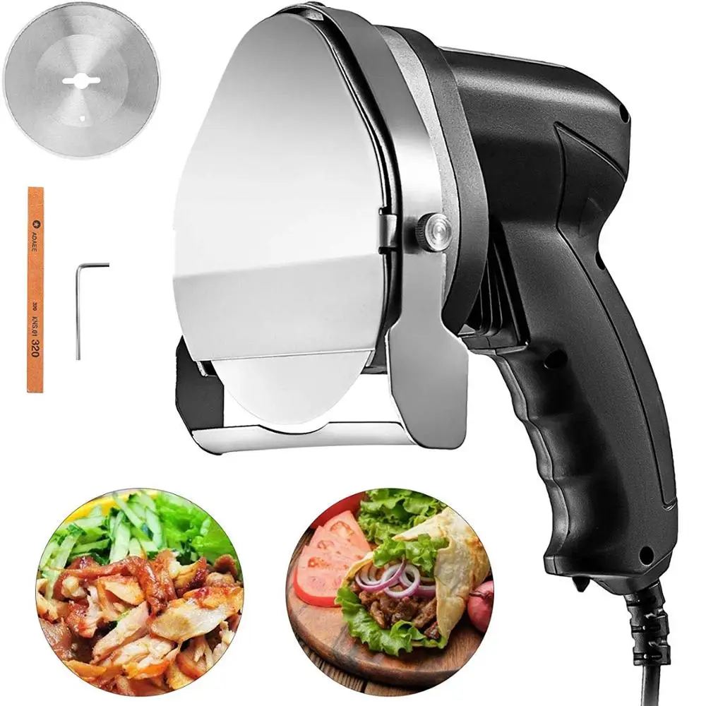Elektrische Grill Fleisch Slicer, Automatische Döner Kebab Messer, elektrische Kebab Slicer Mit 2
