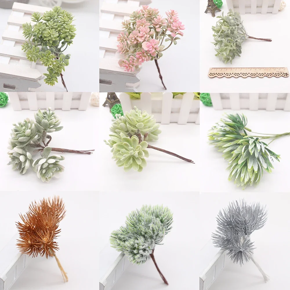 6 stücke künstliche gefälschte blume gefälschte gras hochzeit Weihnachten dekoration kranz