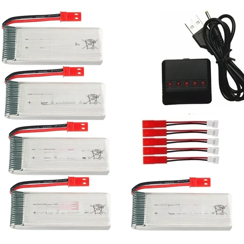JST 3,7 V 900mah Akku + Ladegerät Für X5 X5C X5SC X5SW 8807 8807W A6 A6W M68 rc Drone Ersatzteile