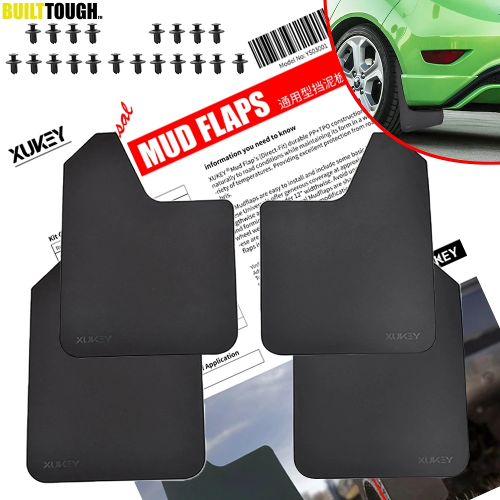 Rally Spatlappen Spatlappen Splash Guards Spatbord Voor Ford Fiesta ST ST150 ST180 ST200 ST-LINE 500