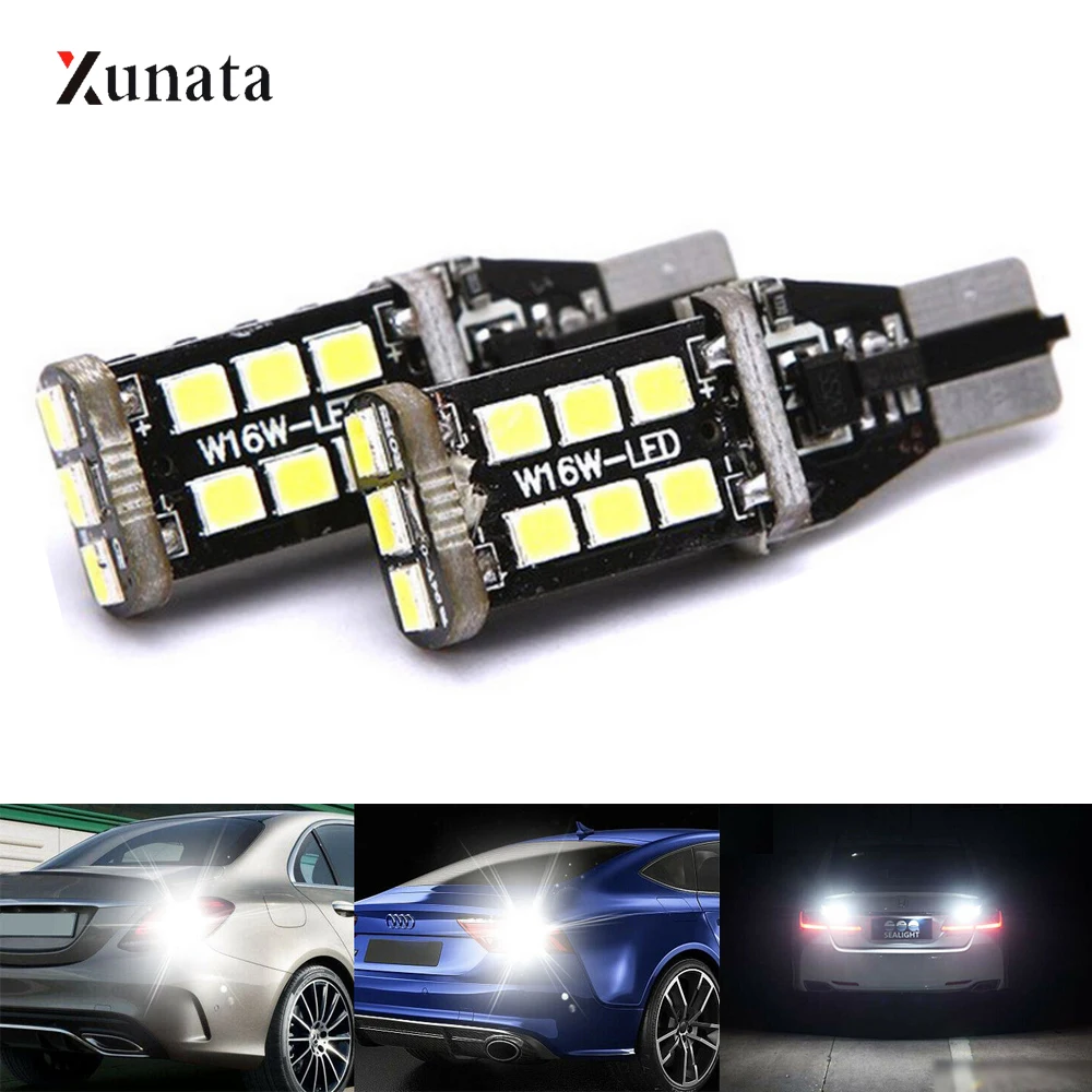 T15 W16W LED Rückfahr Licht Lampe für Auto Backup Super Helle 921 15 SMD 2835 12W Weiß Licht Auto