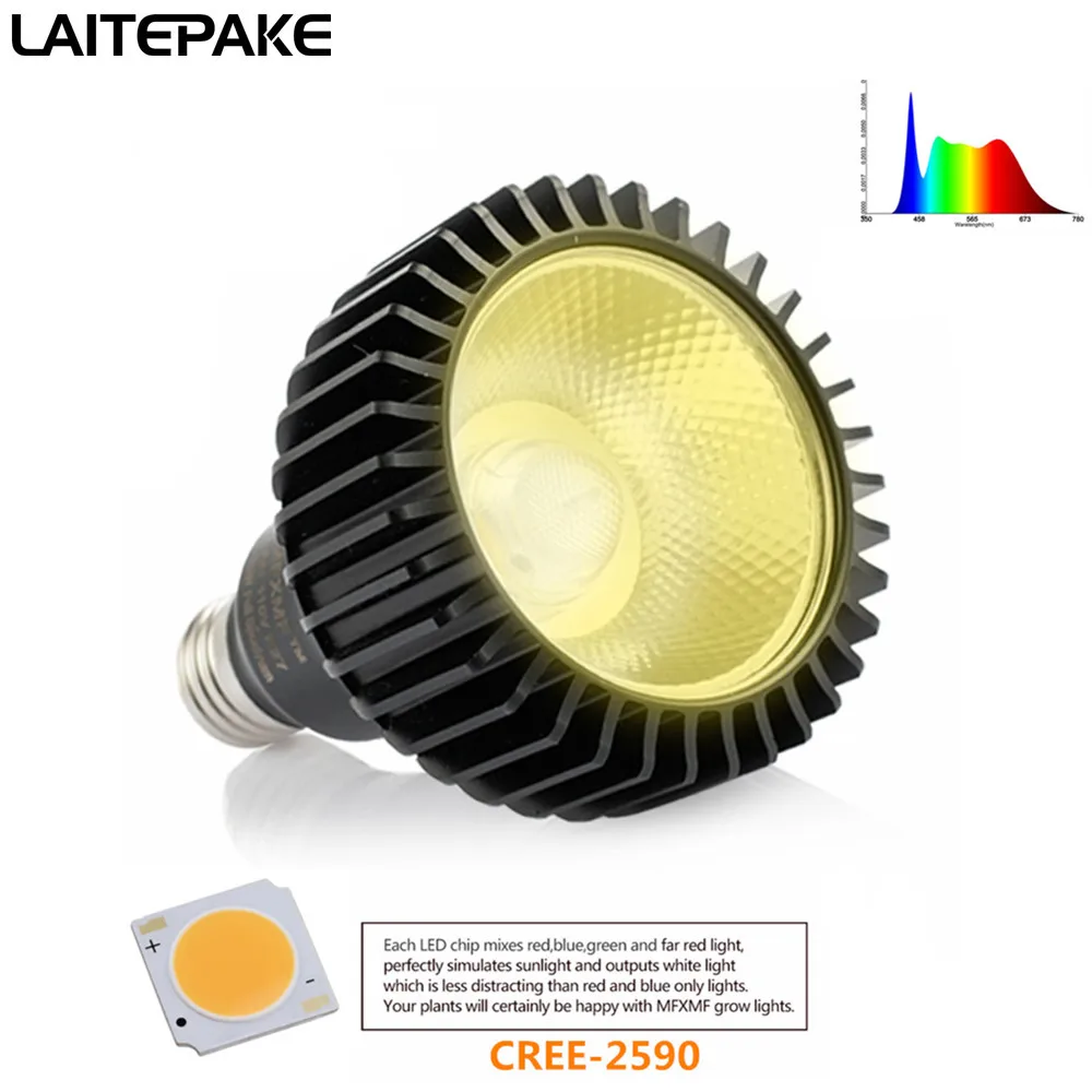 COB E27 Led Wachsen Licht Gesamte Spektrum 3500K 85-265V 15000LM Für indoor-Anlage Gemüse Wachsen