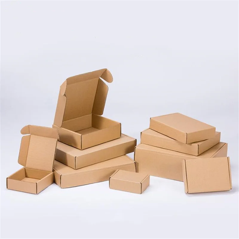 Natürliche braune extra harte kleine Geschenke Verpackungsbox Karton Karton Mini DIY Versorgung