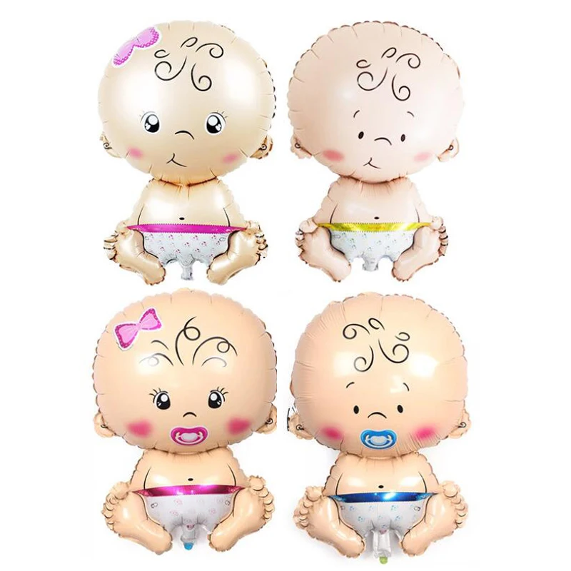Neugeborenen Jungen mädchen Engel folie luftballons baby Dusche Liefert 1st geburtstag Party